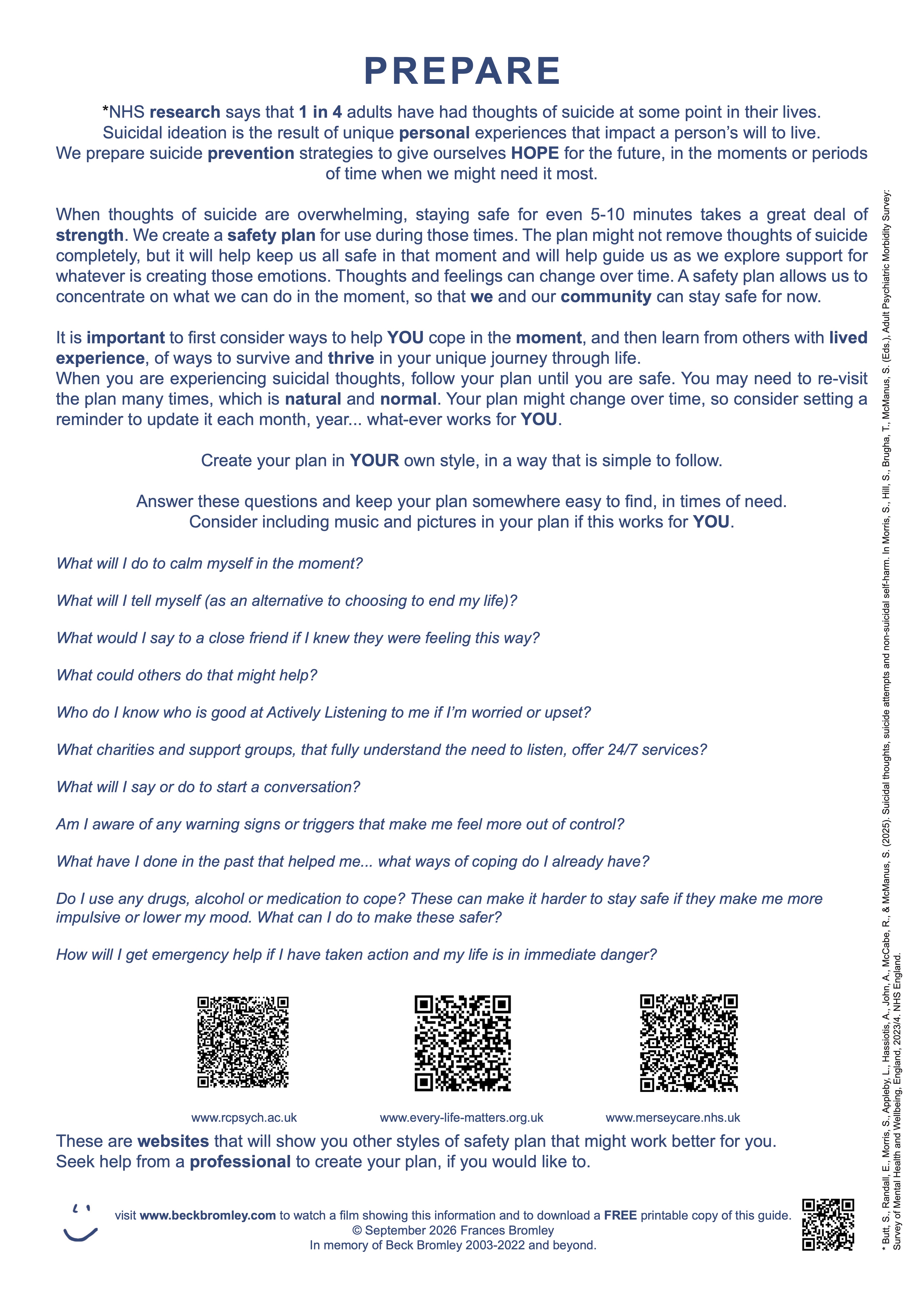 Safety Plan Page 2